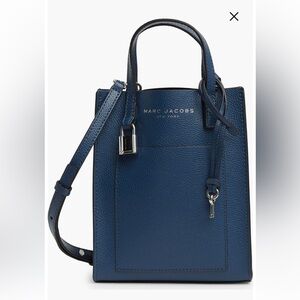 Marc Jacobs Navy Leather Shoulder Bag